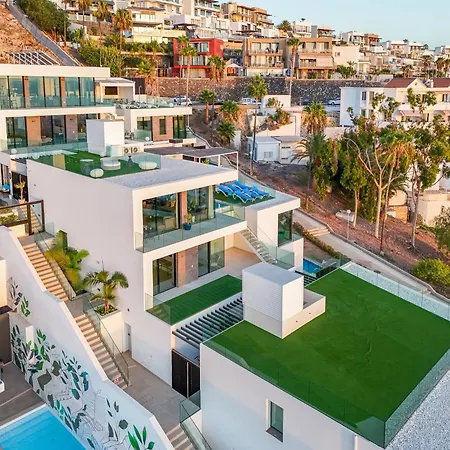 Villa A With Priv, Heated Pool, Ocean View The View Tenerife Costa Adeje (Tenerife)