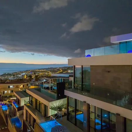 A With Priv, Heated Pool, Ocean View The View Tenerife Villa