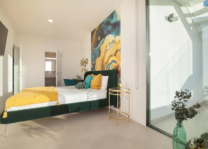 别墅 200m New A With Private, Heated Pool And Amazing Ocean View 阿德耶