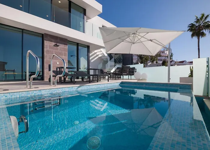 200m New A With Private, Heated Pool And Amazing Ocean View Villa Costa Adeje (Tenerife)