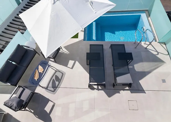 200m New A With Private, Heated Pool And Amazing Ocean View Costa Adeje (Tenerife)