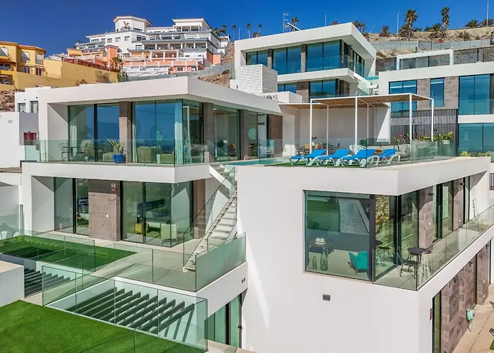 Villa 200m New A With Private, Heated Pool And Amazing Ocean View Costa Adeje (Tenerife)